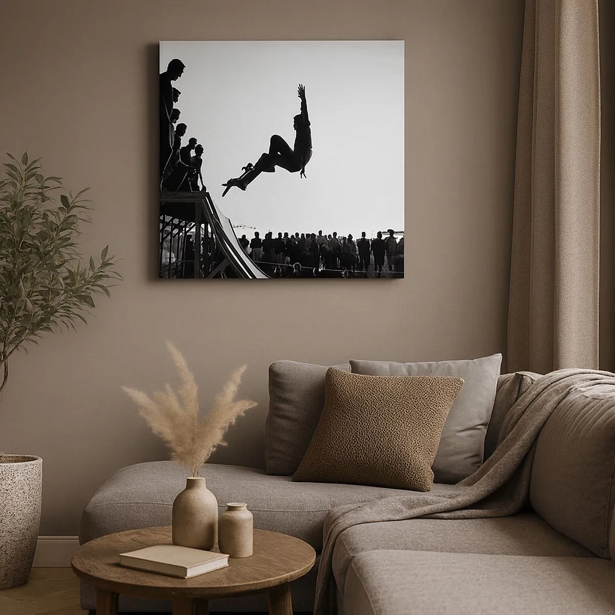 Schilderen op canvas - Helden en kijkers - 30x30 cm