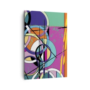 Schilderen op canvas - Wiel voor wiel - 70x100 cm