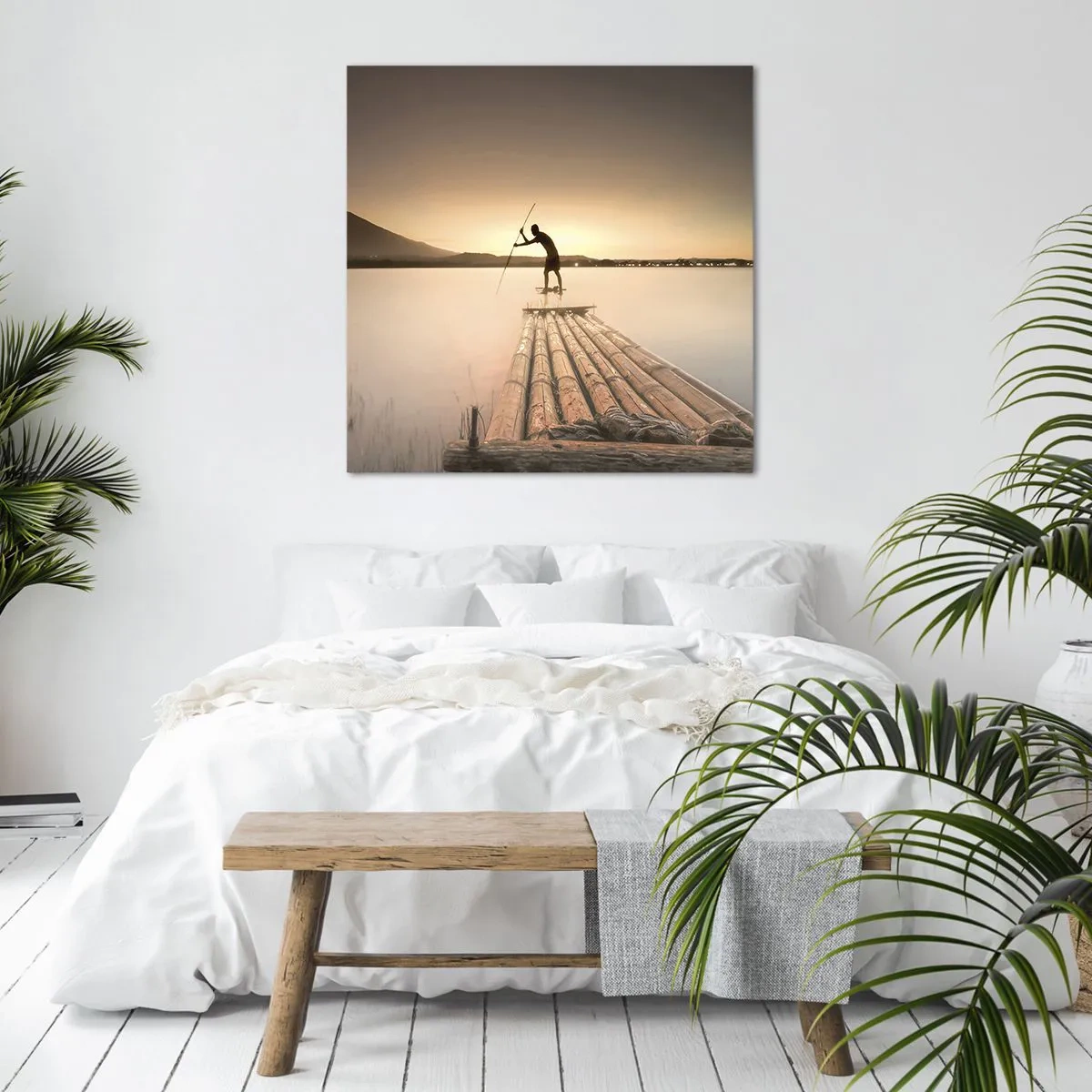 Schilderen op canvas - Voor het slapen gaan - 70x70 cm