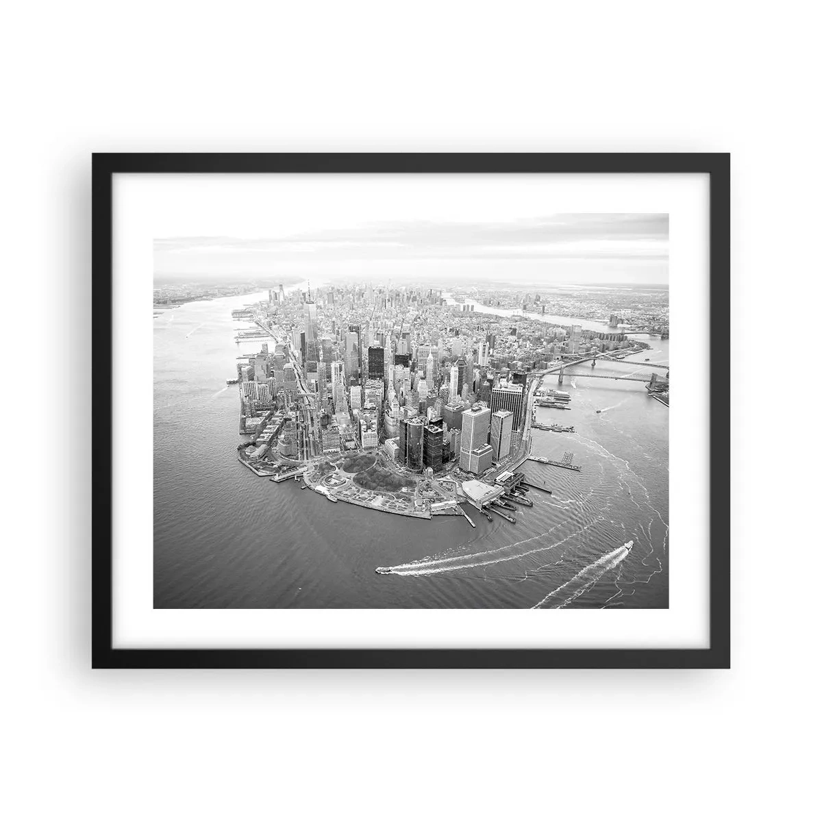 Poster in een zwarte lijst - Hoe niet lief te hebben? - 50x40 cm