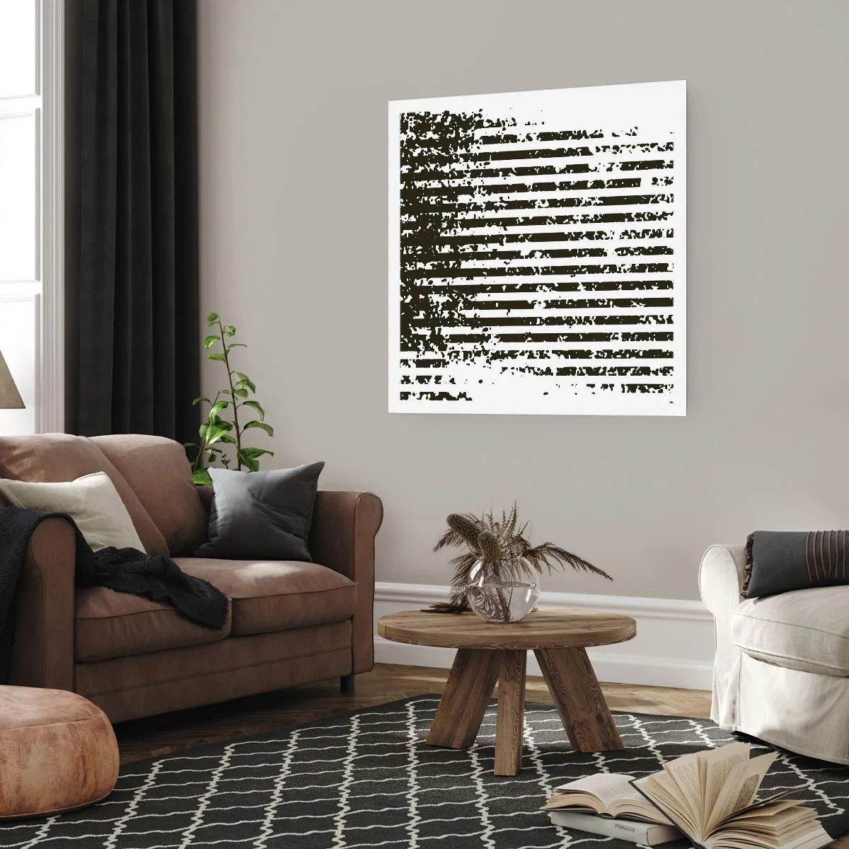 Poster - Ritme en ruis - 50x50 cm