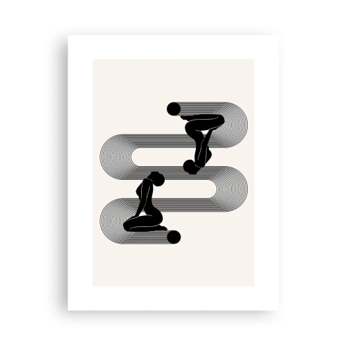 Poster - Sensuele symmetrie - 30x40 cm