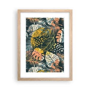 Een poster in een licht eiken lijst - Lommerrijke fantasie - 30x40 cm