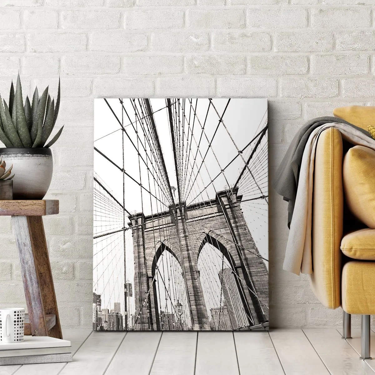 Schilderen op canvas - Kathedraal van New York - 80x120 cm
