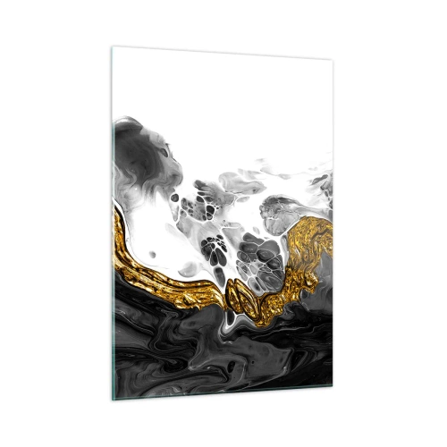 Schilderen op glas - Organische samenstelling - 50x70 cm