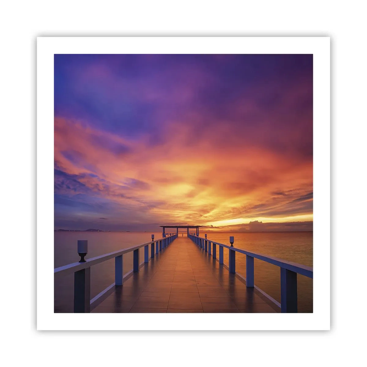 Poster - Zonder einde - 60x60 cm
