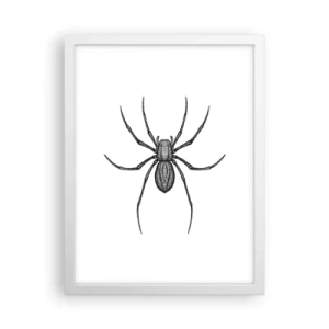 Poster in een witte lijst - Verontrustende precisie - 30x40 cm