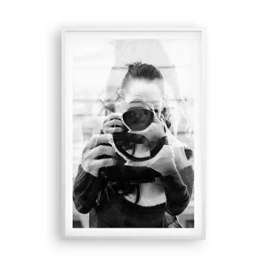 Poster in een witte lijst - Maker en materiaal - 61x91 cm