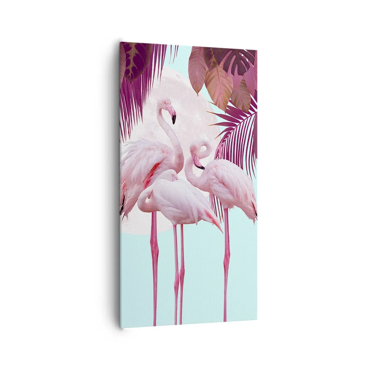 Schilderen op canvas - Drie vogel genaden - 65x120 cm