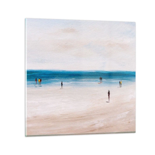 Schilderen op glas - Een natuurlijke behoefte - 30x30 cm