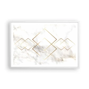 Poster in een witte lijst - Een uitzicht tot in het oneindige - 91x61 cm