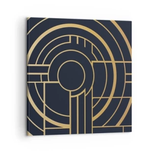 Schilderen op canvas - Draaien van dingen - 60x60 cm