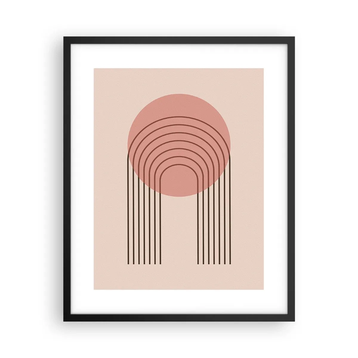 Poster in een zwarte lijst - Onweerstaanbare aantrekkingskracht - 40x50 cm