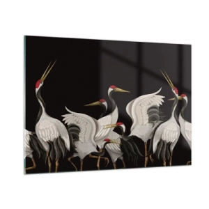 Schilderen op glas - Vogel spullen - 100x70 cm