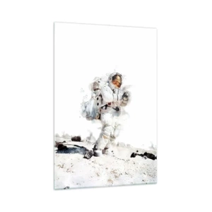 Schilderen op glas - Gezant van de Aarde - 70x100 cm