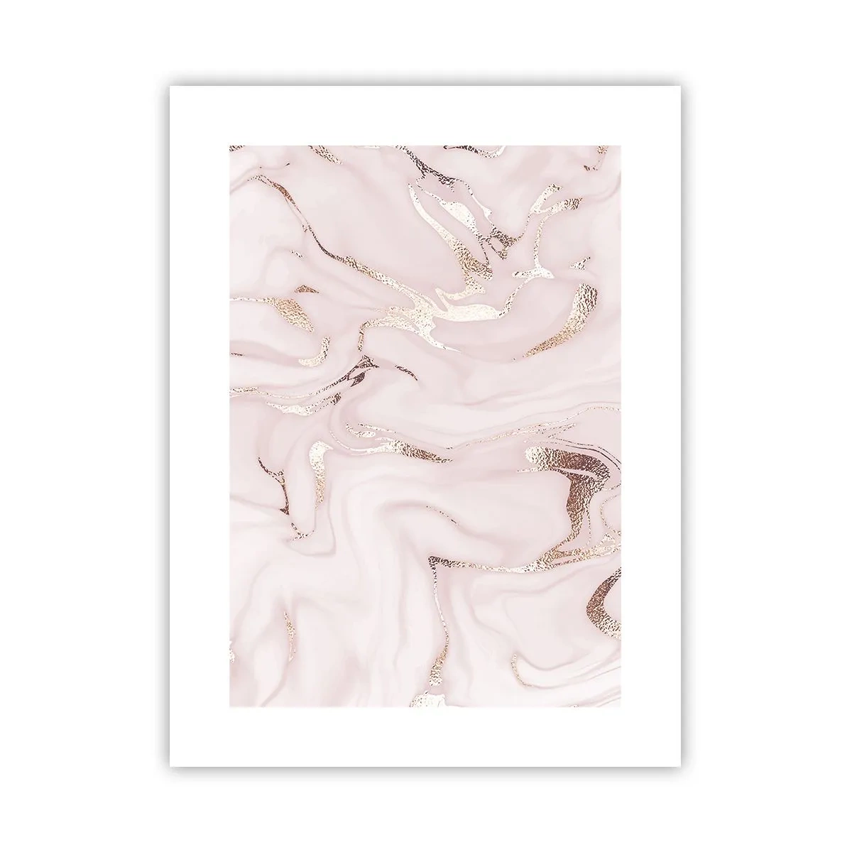 Poster - In een roze sjaal - 30x40 cm