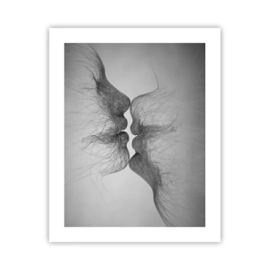 Poster - Kus van de wind - 40x50 cm