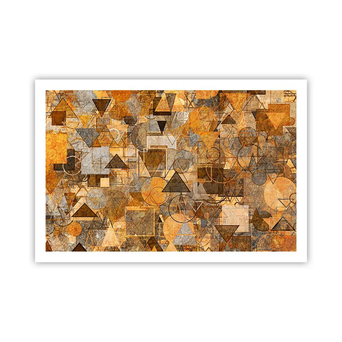 Poster - De wereld in vorm - 91x61 cm