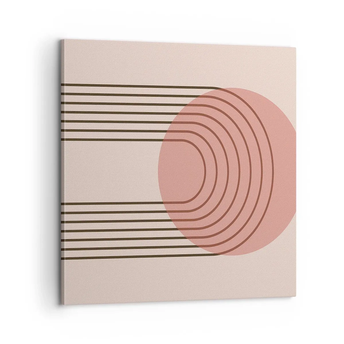 Schilderen op canvas - Onweerstaanbare aantrekkingskracht - 60x60 cm