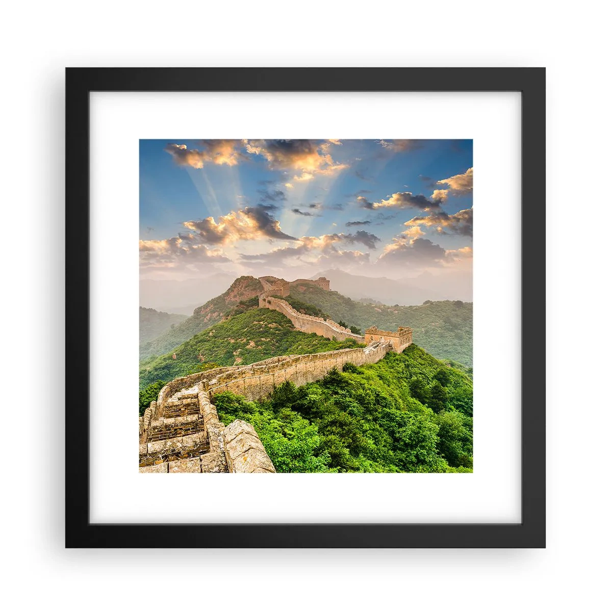 Poster in een zwarte lijst - Eeuwige grootheid - 30x30 cm