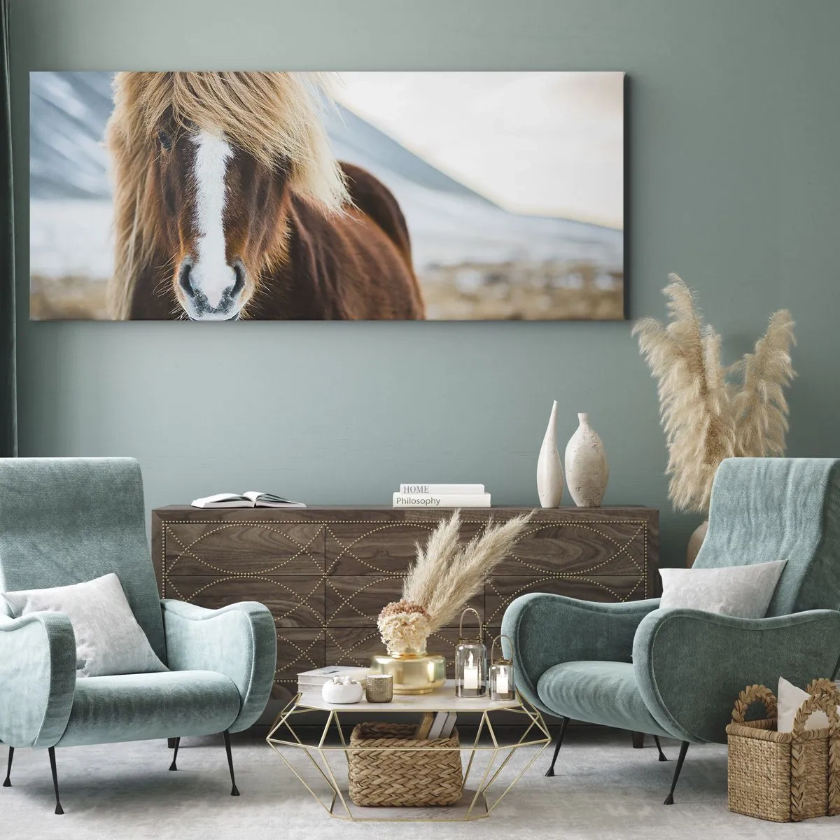 Schilderen op canvas - Voel jij je vrij? - 140x50 cm