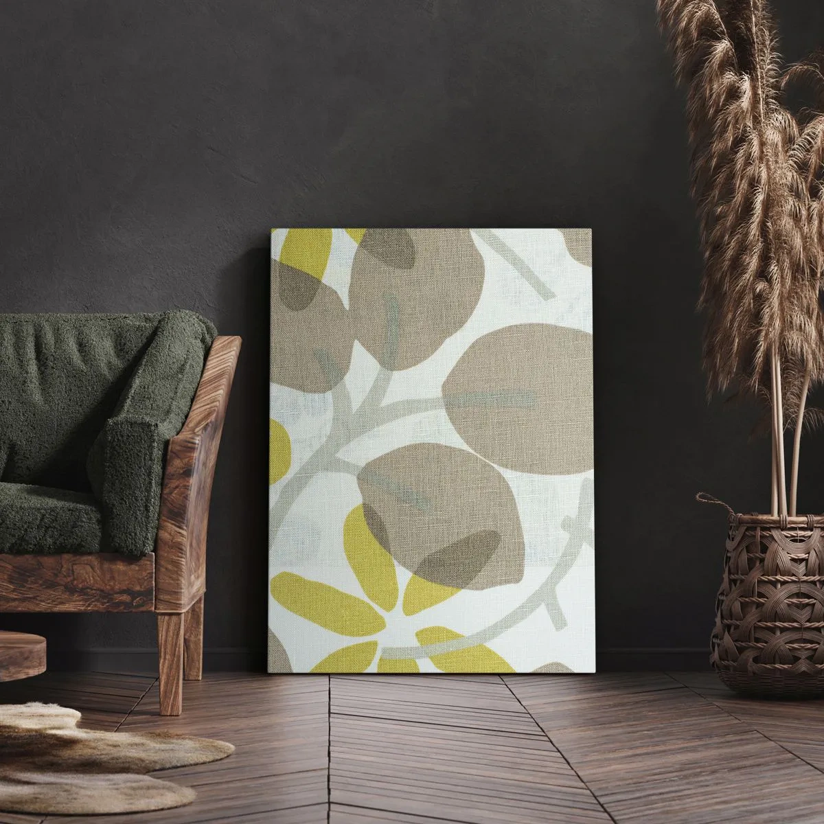 Schilderen op canvas - Compositie in volle zon - 50x70 cm