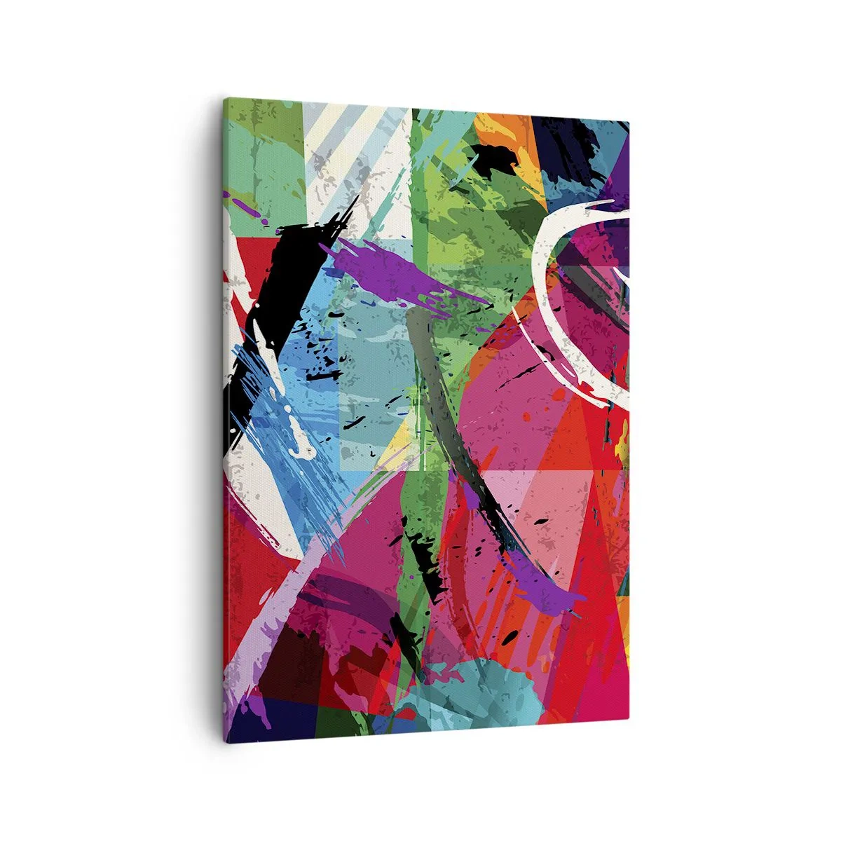 Schilderen op canvas - Snel, levendig en opzwepend - 50x70 cm