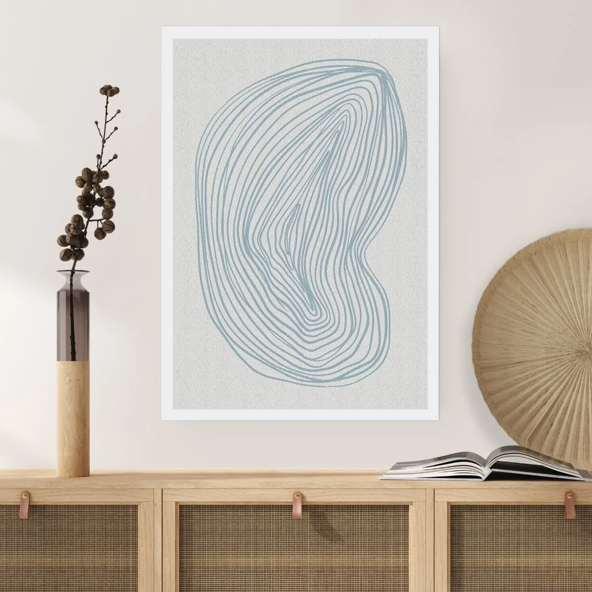 Poster - De glimlach van één druppel - 70x100 cm