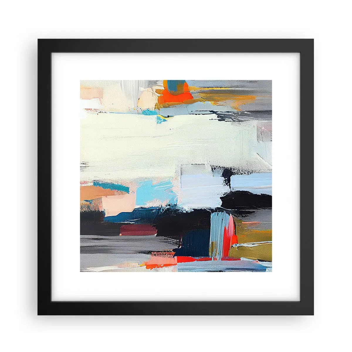Poster in een zwarte lijst - Is er een methode? - 30x30 cm