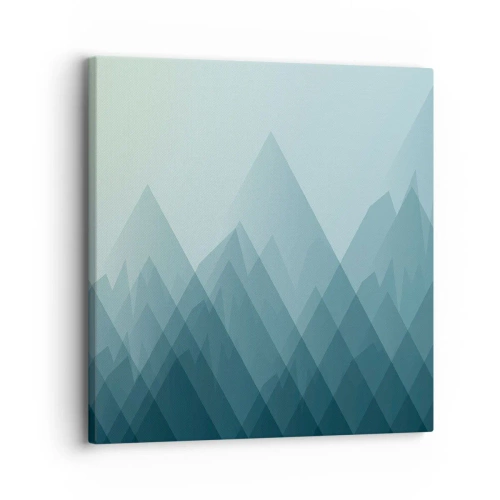 Schilderen op canvas - Groot, groter, grootst - 30x30 cm