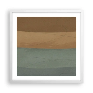 Poster in een witte lijst - Horizontale compositie - 50x50 cm