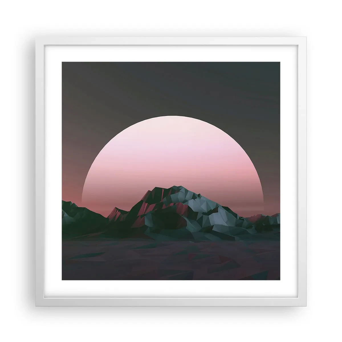 Poster in een witte lijst - In een naburig sterrenstelsel - 50x50 cm