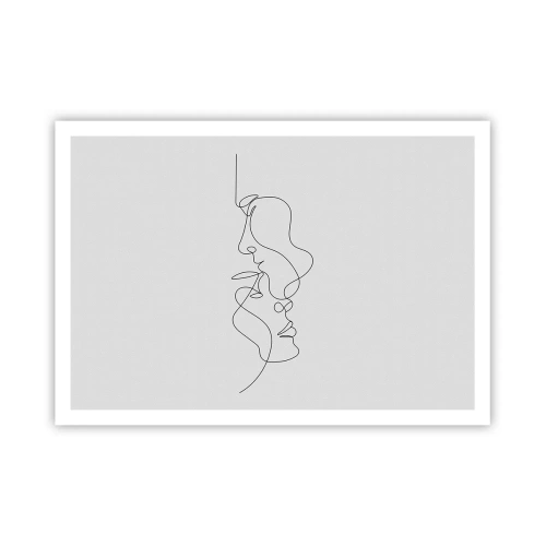 Poster - De hitte van bittere verlangens - 100x70 cm