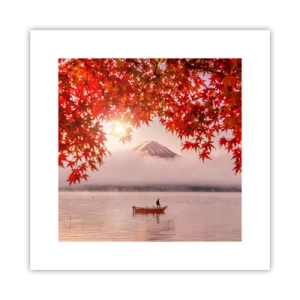 Poster - In het Japanse klimaat - 30x30 cm