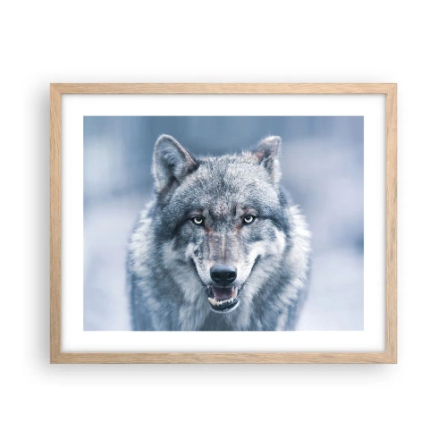 Een poster in een licht eiken lijst - Ga jij de uitdaging aan? - 50x40 cm