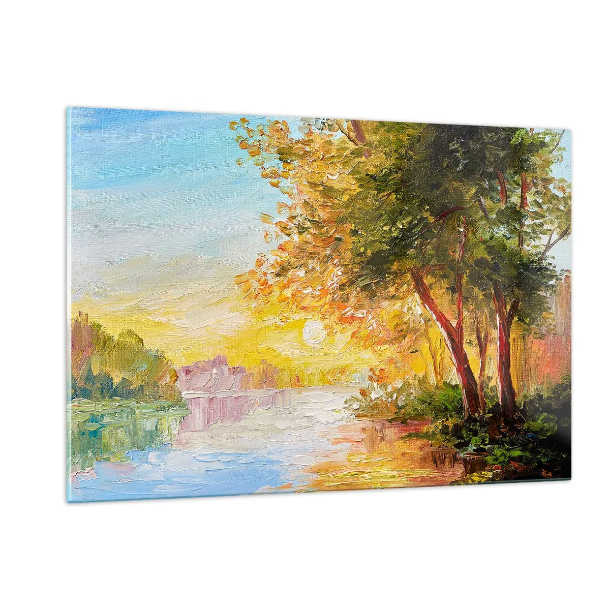 Schilderen op glas - Et in Arcadia ego - 120x80 cm