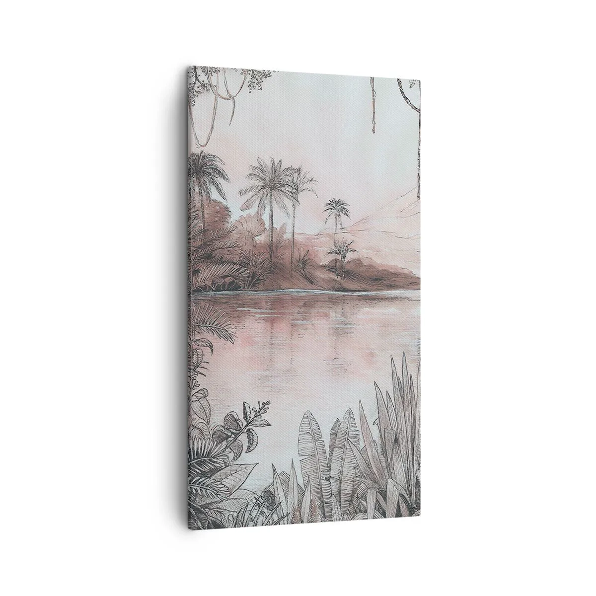 Schilderen op canvas - Een 19e-eeuws ontdekkingsdagboek - 45x80 cm