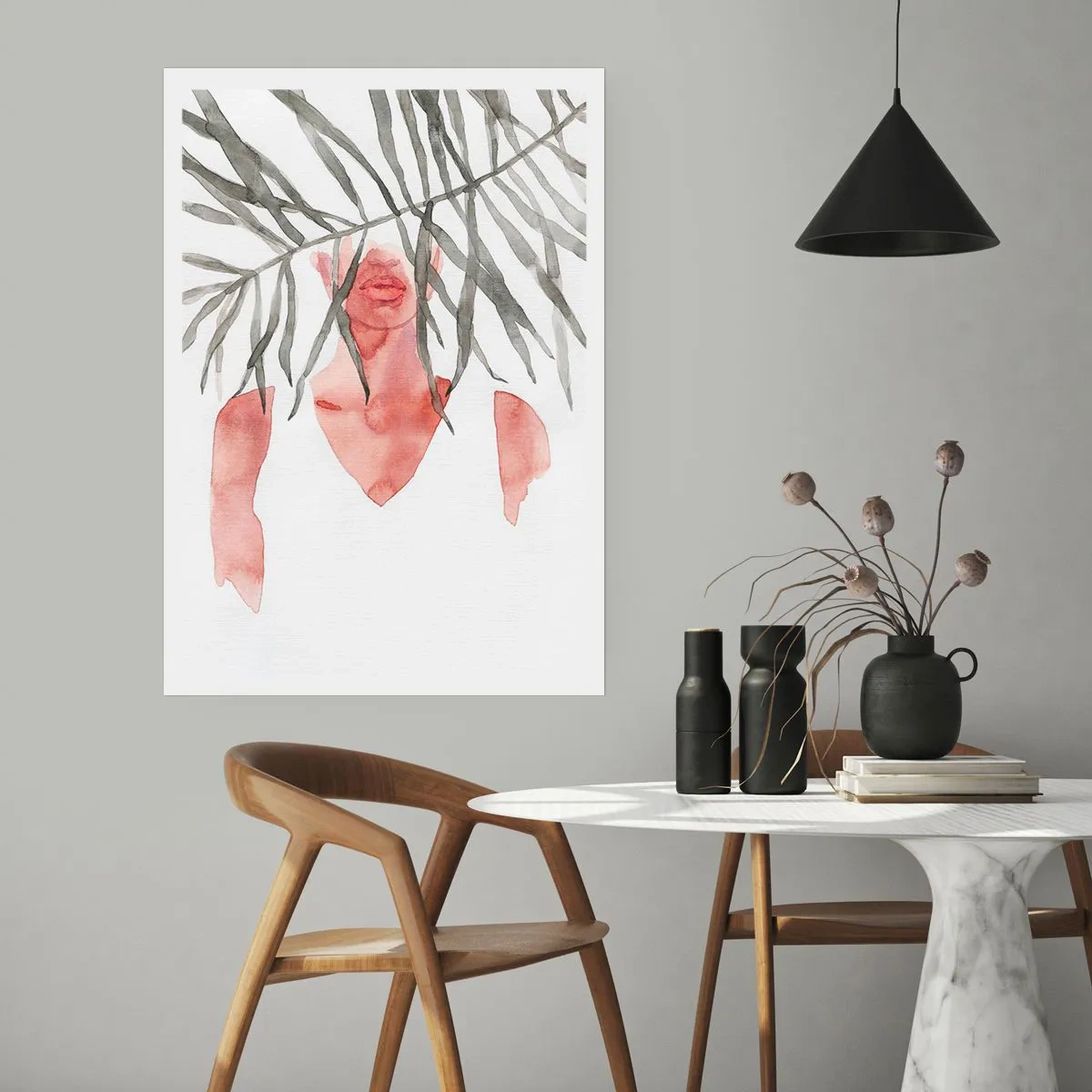 Poster - Vrouwe van de tropen - 50x70 cm