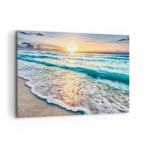 Schilderen op canvas - Een uitzicht dat de moeite waard is - 100x70 cm
