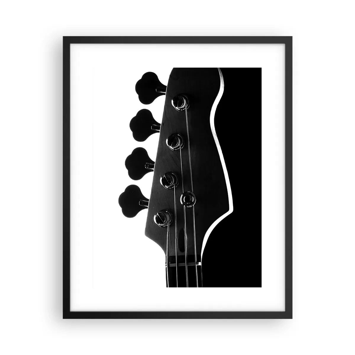 Poster in een zwarte lijst - Rock stilte - 40x50 cm