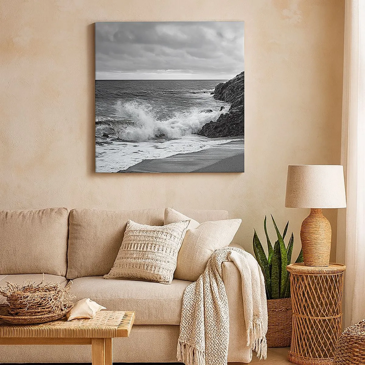 Schilderen op canvas - In stromen van licht - 30x30 cm