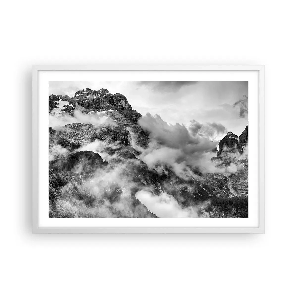 Poster in een witte lijst - Mooi en wreed - 70x50 cm