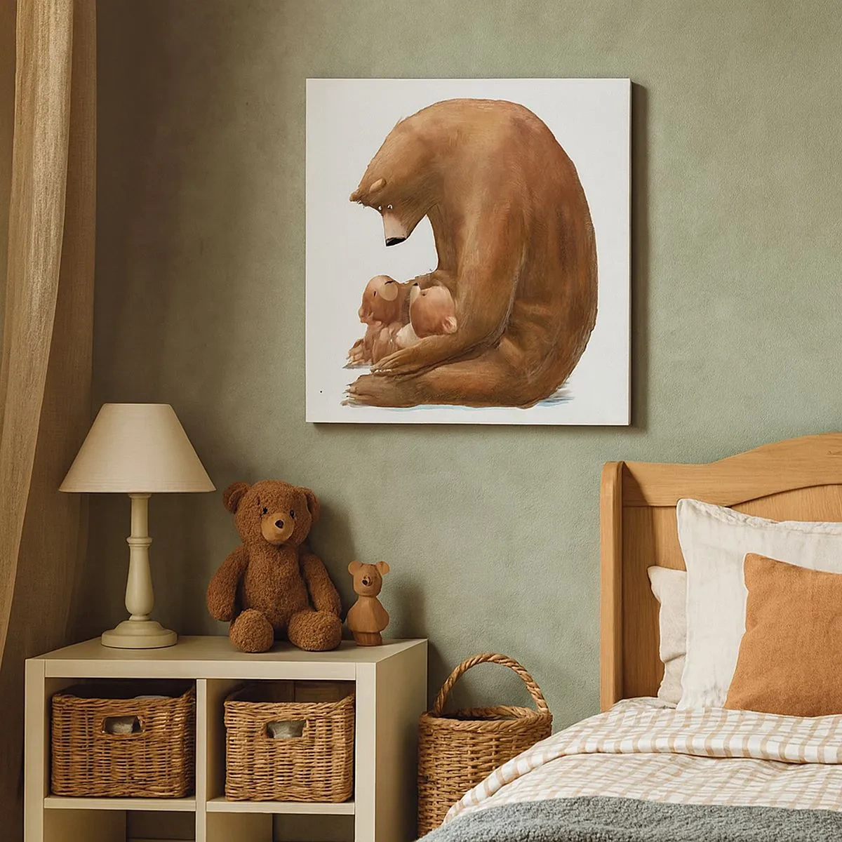 Schilderen op canvas - Zoete dromen, kinderen - 30x30 cm