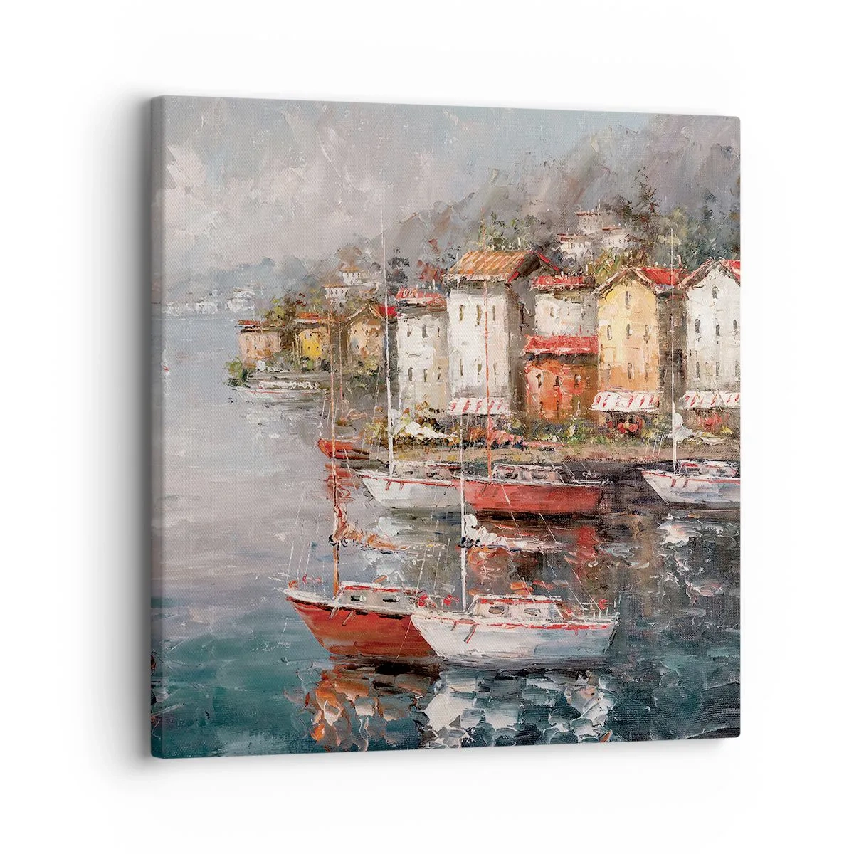Schilderen op canvas - Romantisch toevluchtsoord - 30x30 cm