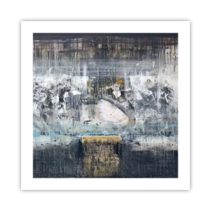 Poster - Als op ijs, als zo moeizaam - 50x50 cm