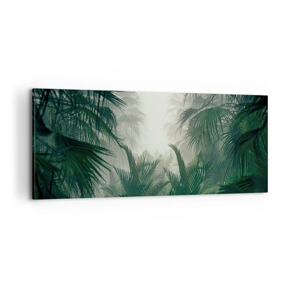 Schilderen op canvas - Tropisch mysterie - 100x40 cm