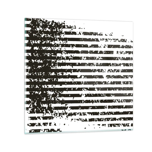 Schilderen op glas - Ritme en ruis - 50x50 cm
