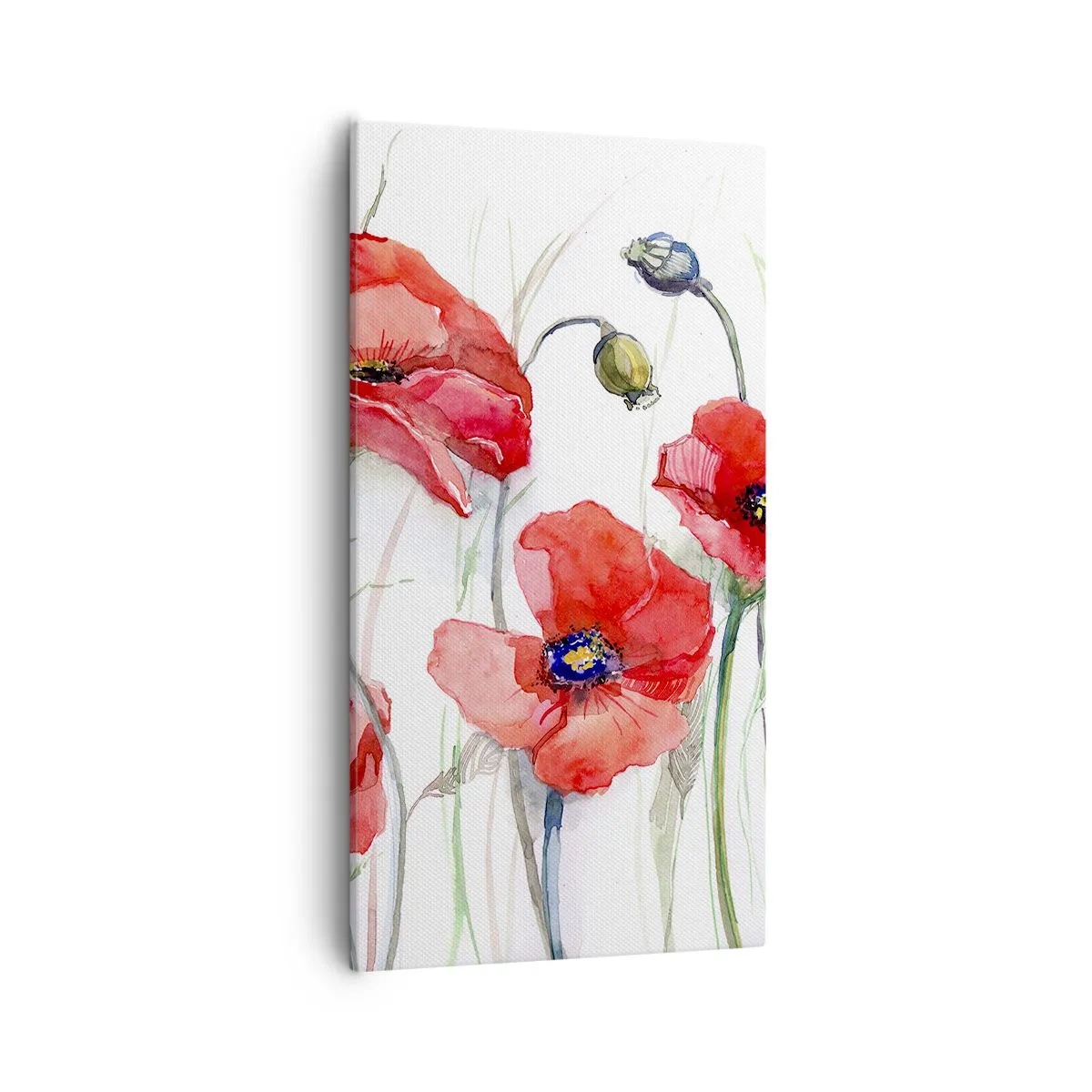 Schilderen op canvas - Poolse bloemen - 55x100 cm