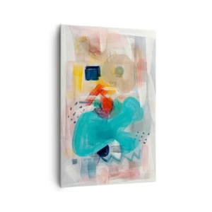 Schilderen op canvas - Kleurrijk spel - 80x120 cm