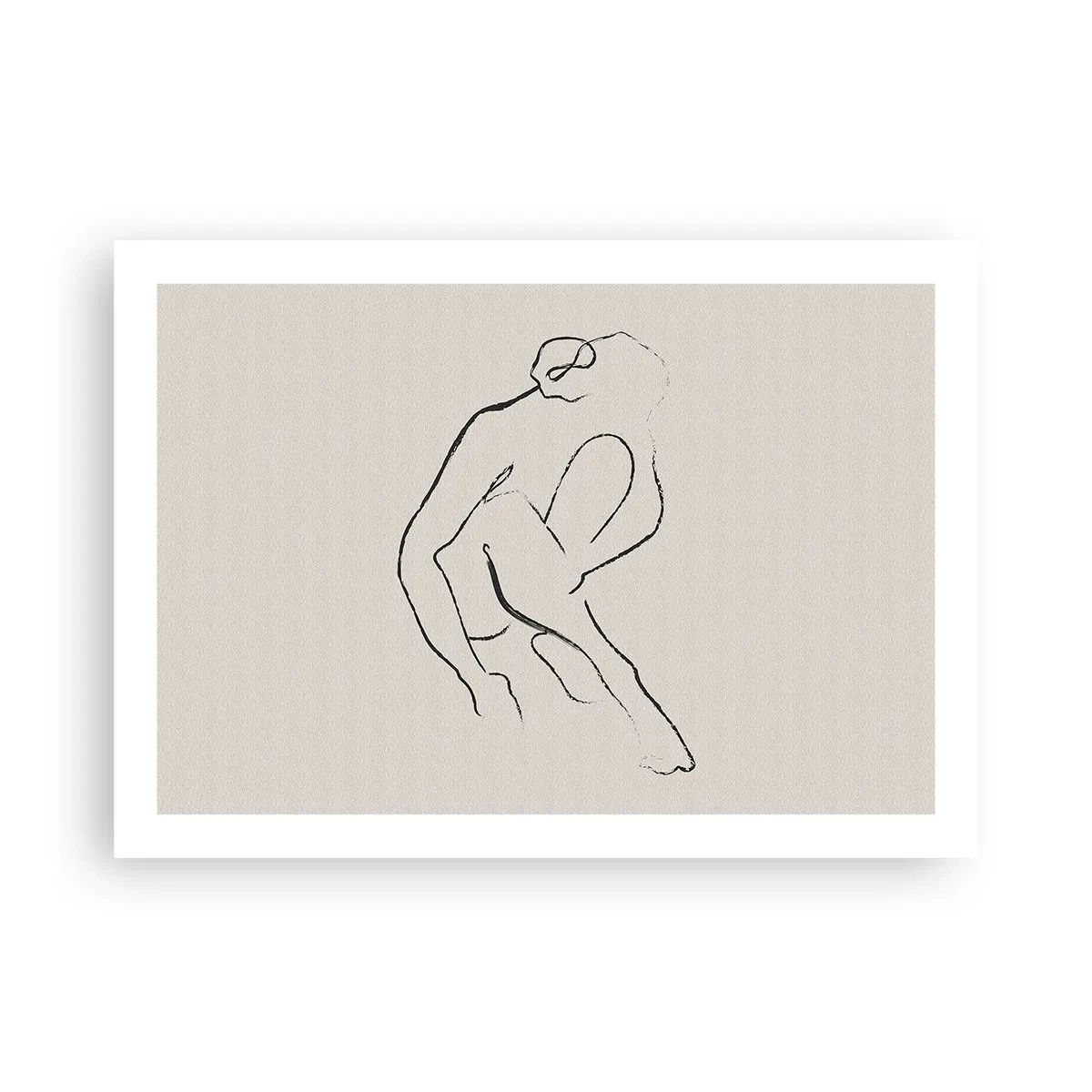 Poster - Intieme schets - 70x50 cm